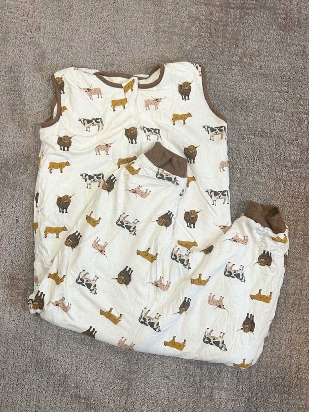 Kyte Baby Sleep Bag Walker in Moo